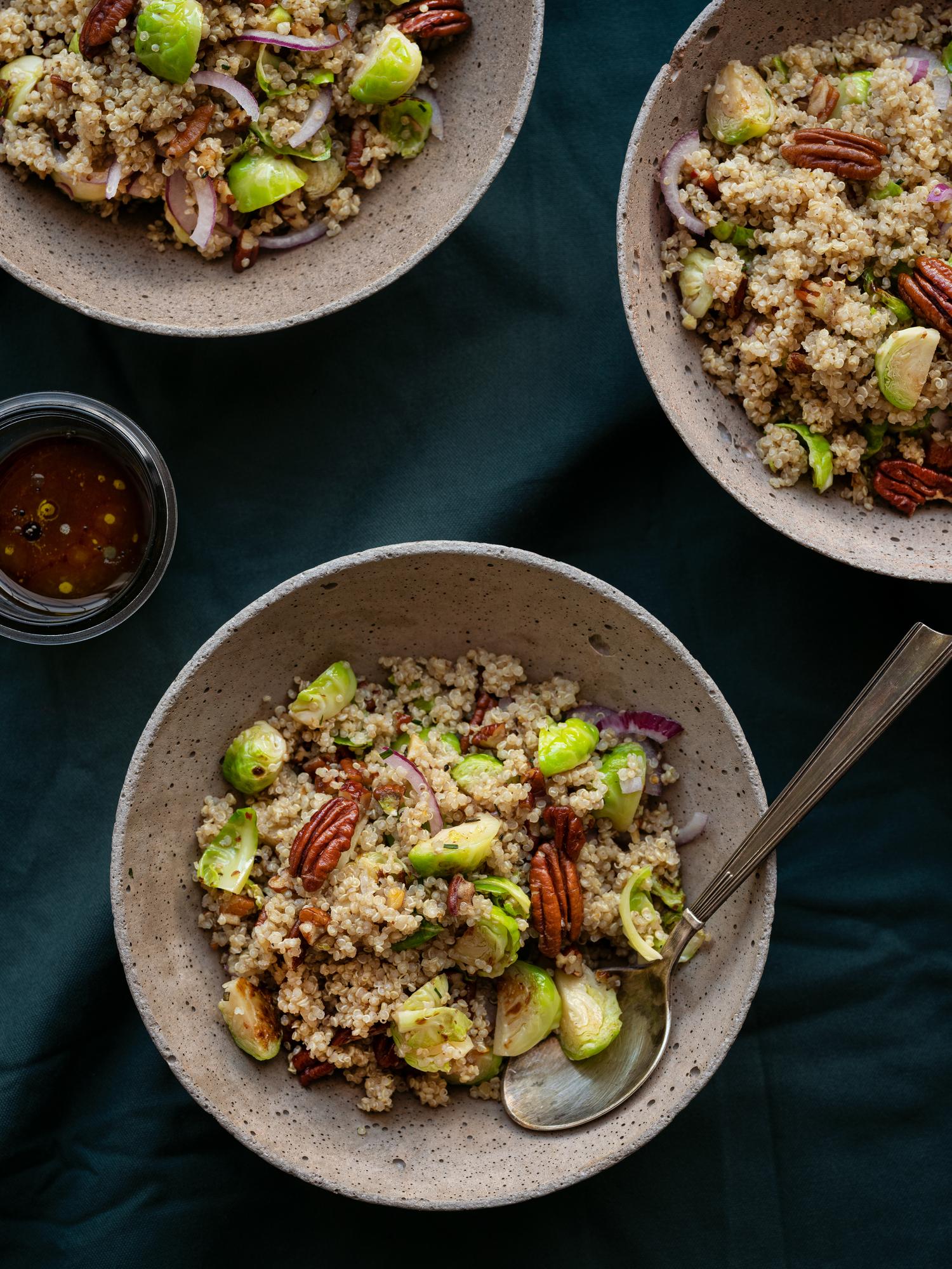 Salade met spruitjes en pecannoten