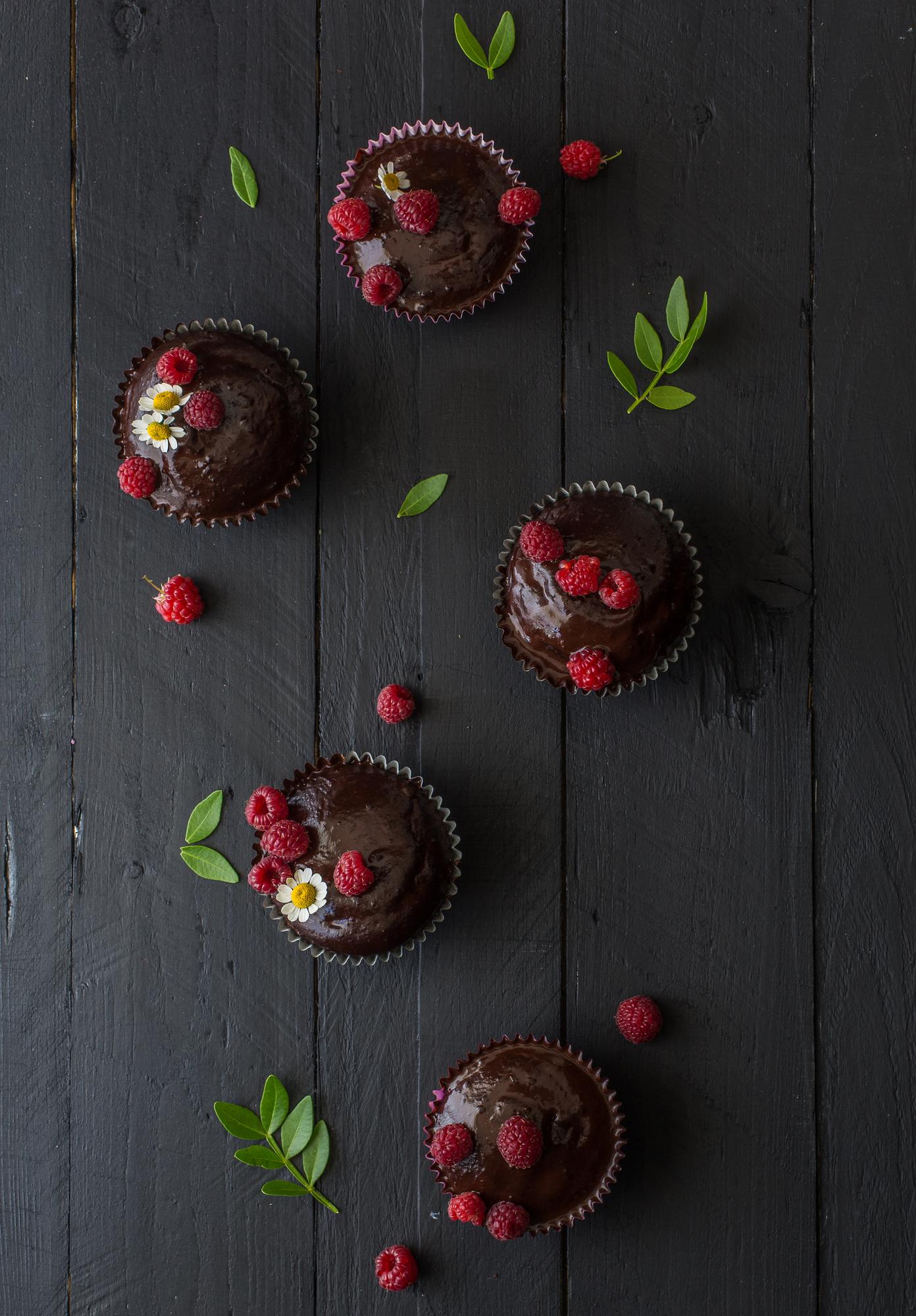 Chocolademuffins met glazuur