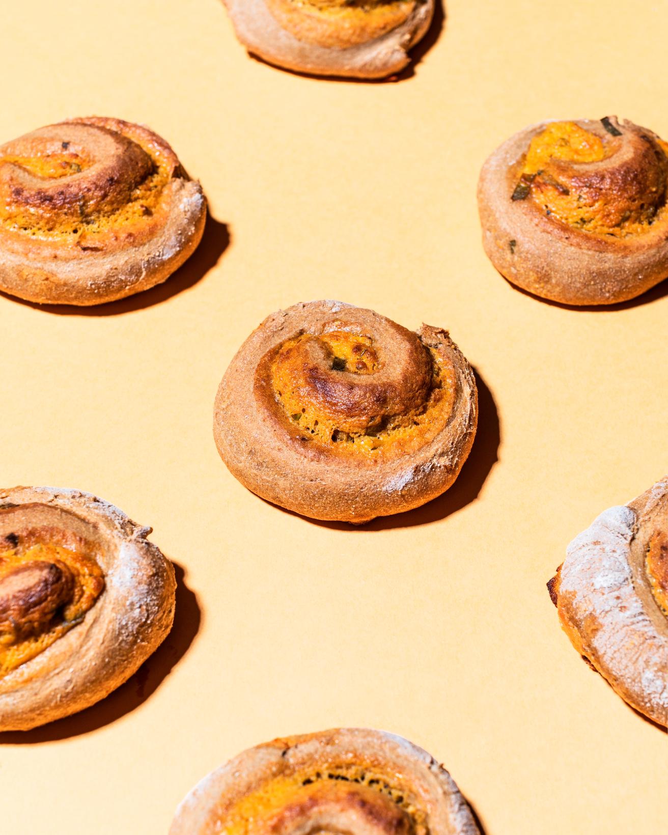 Schnecken met brynzavulling