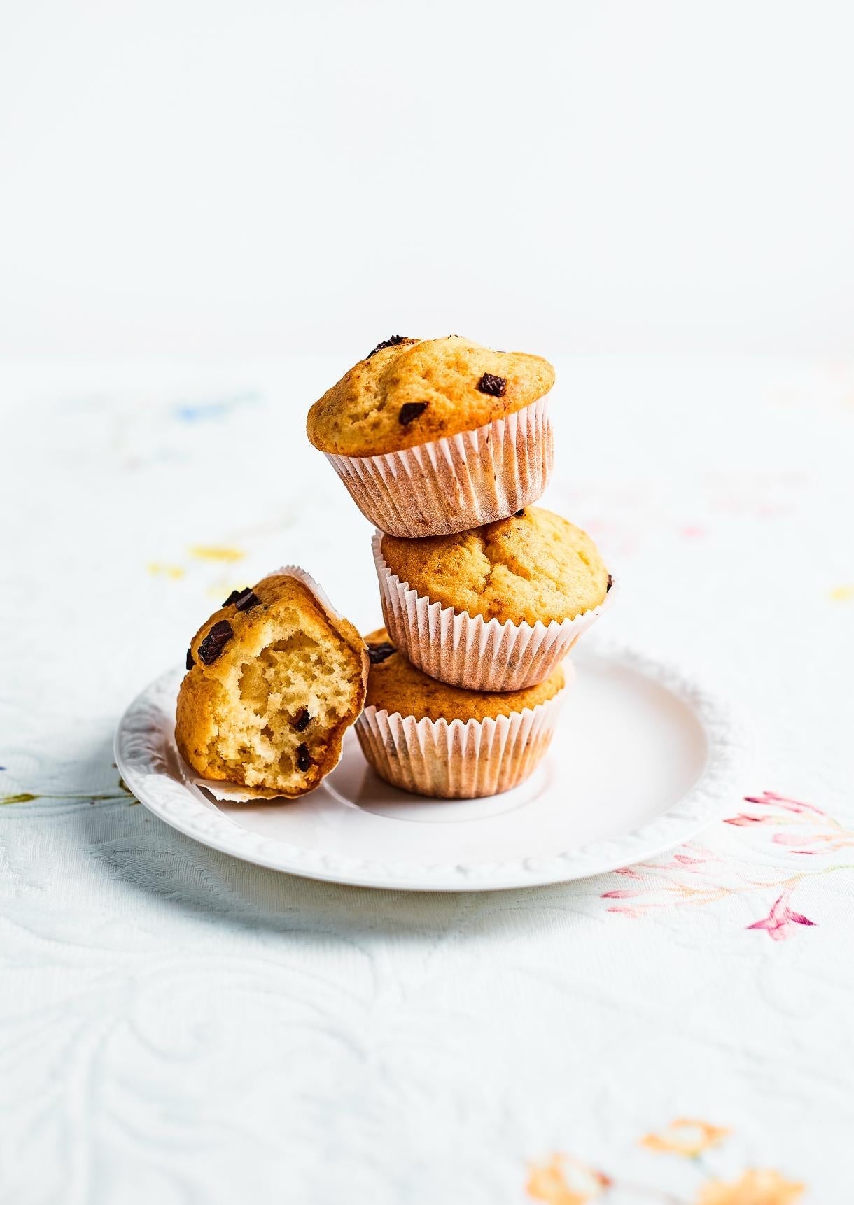 Speltmuffins met chocolade