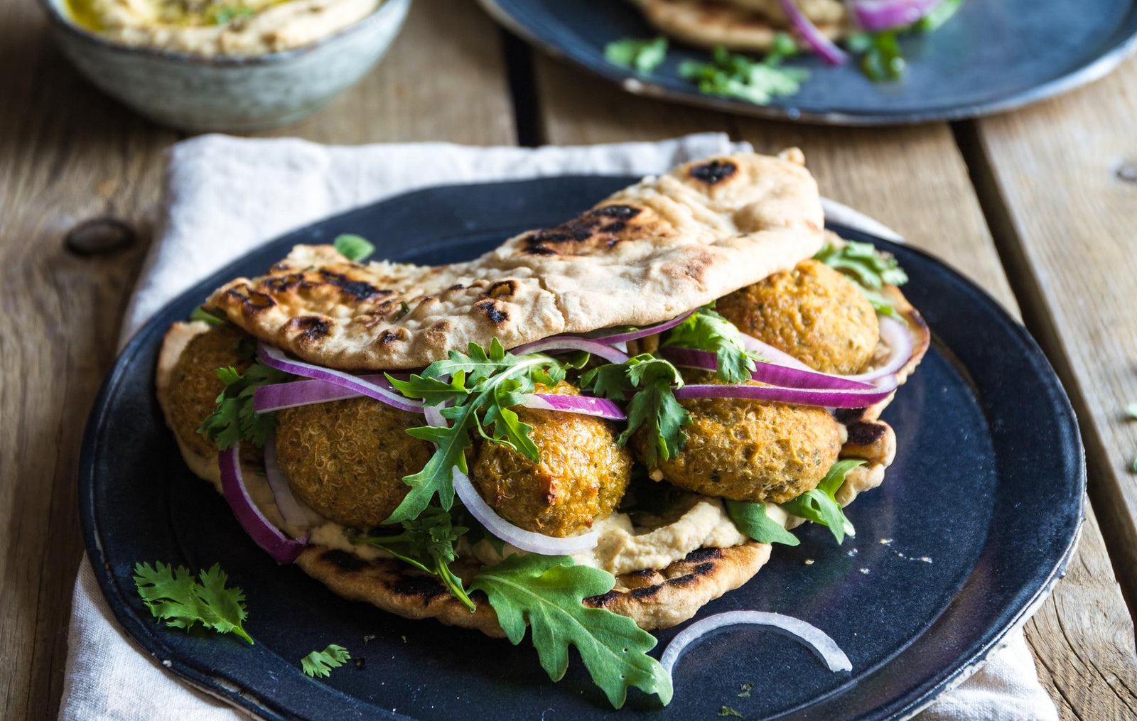 Zoete aardappel falafel