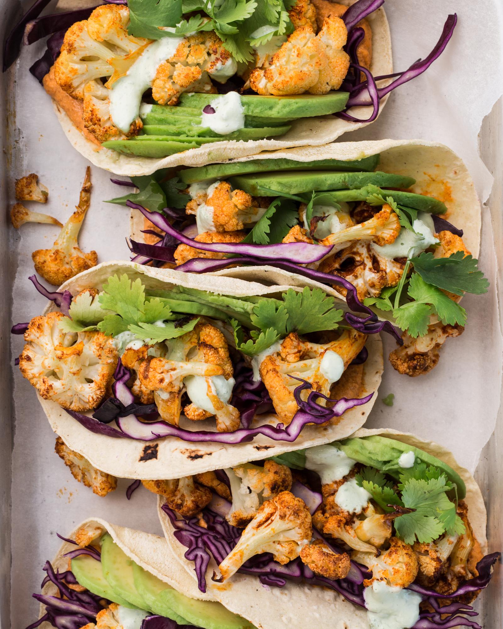 Taco's met bloemkool