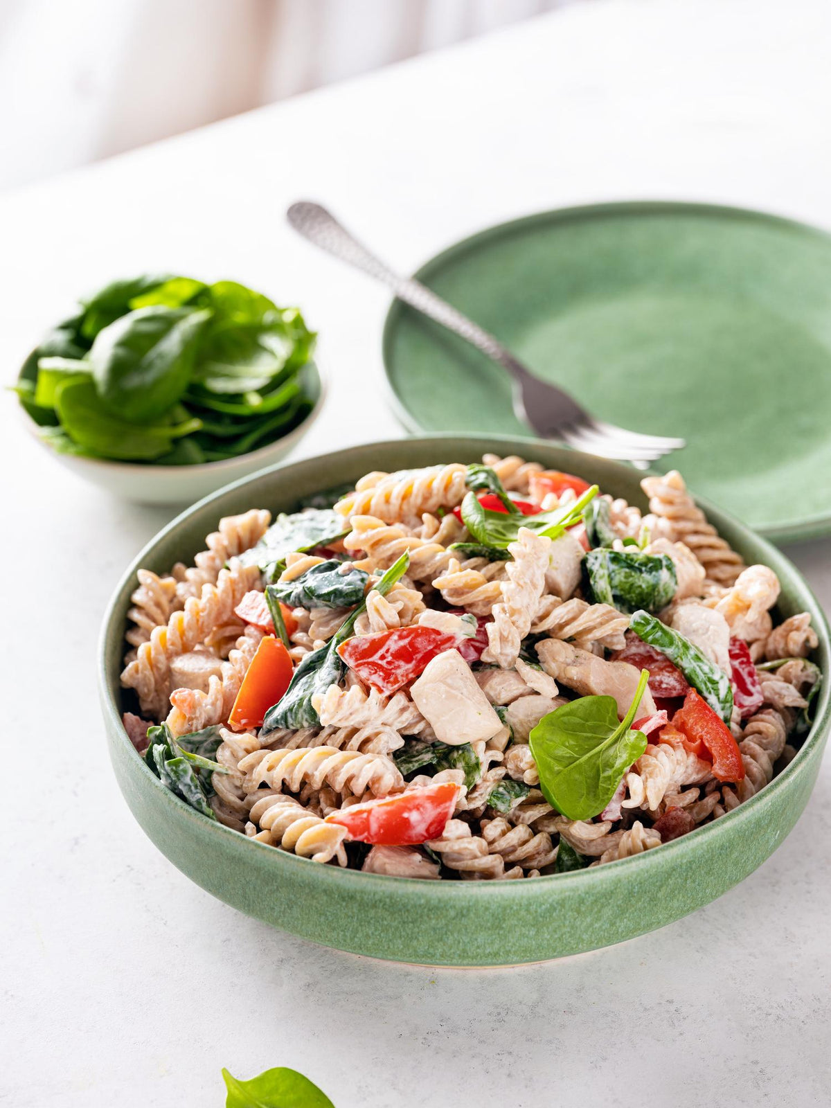 Pastasalade met kipfilet