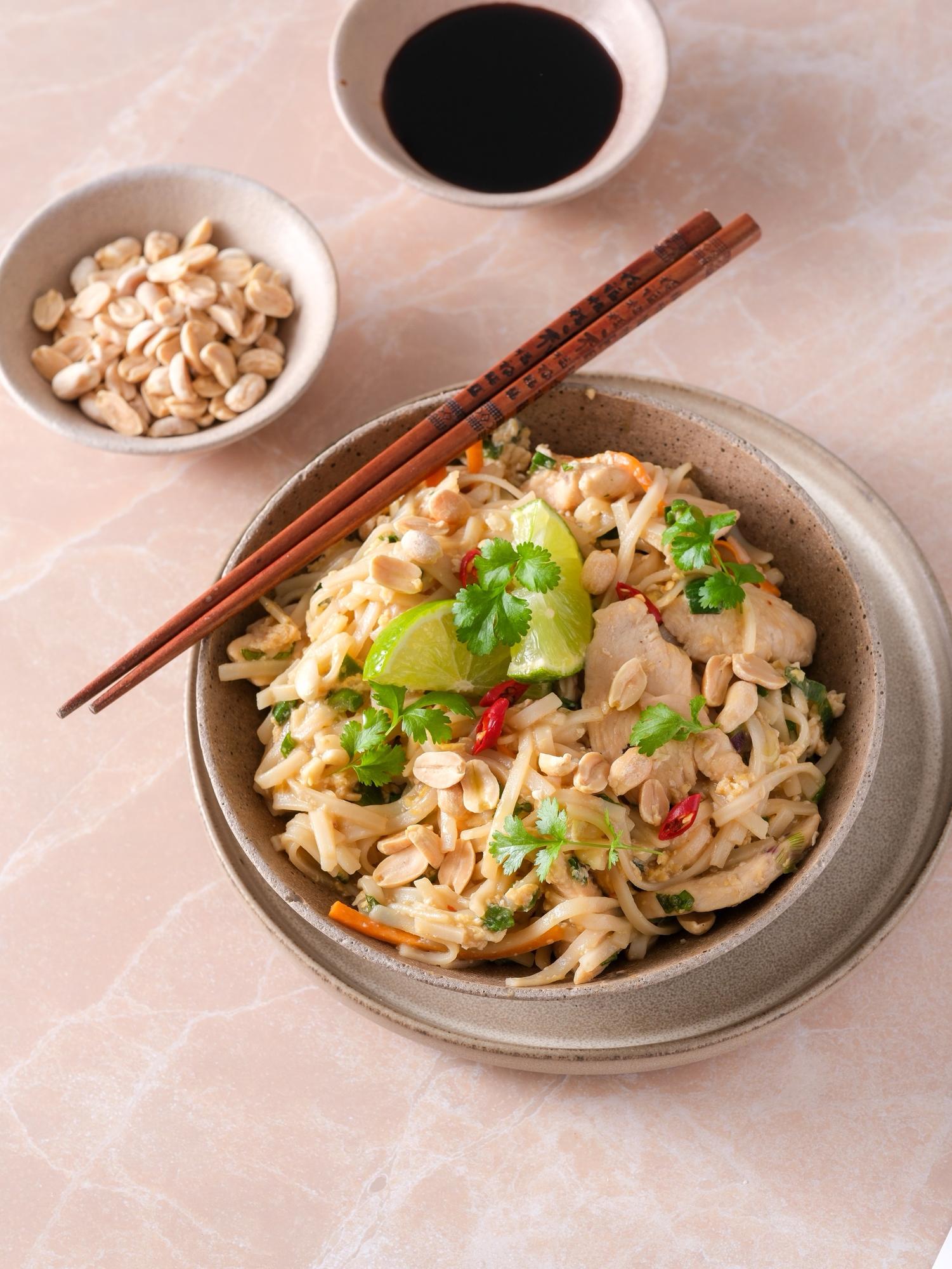 Thaise noedels Pad thai