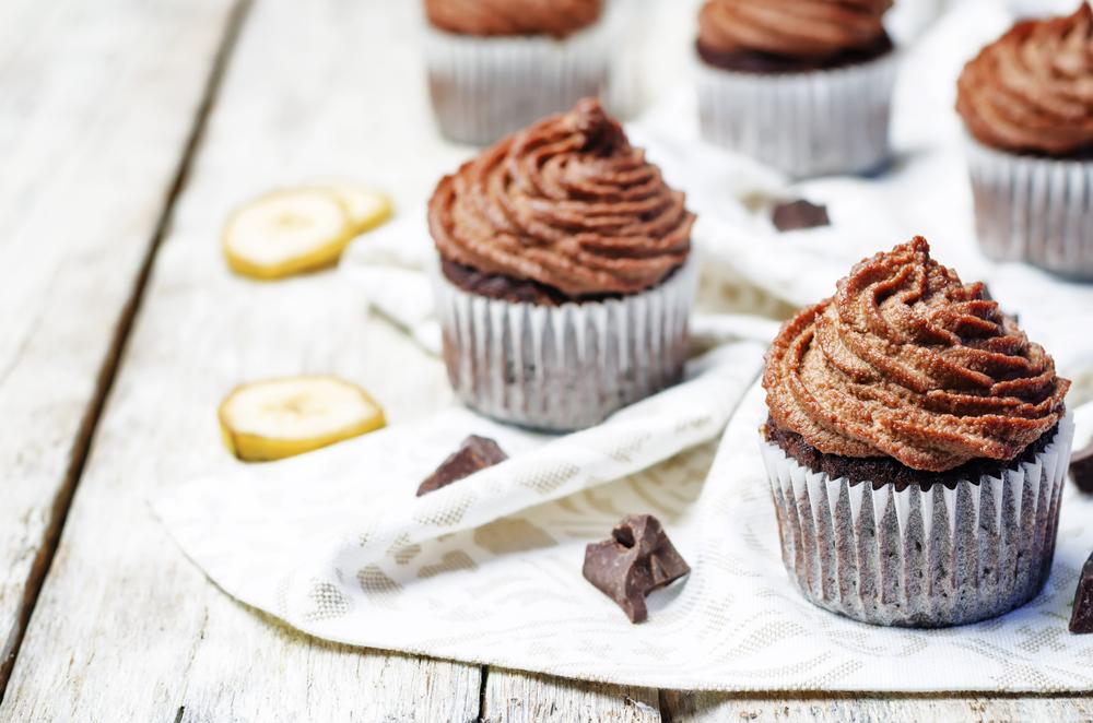 Muffins met tofucrème