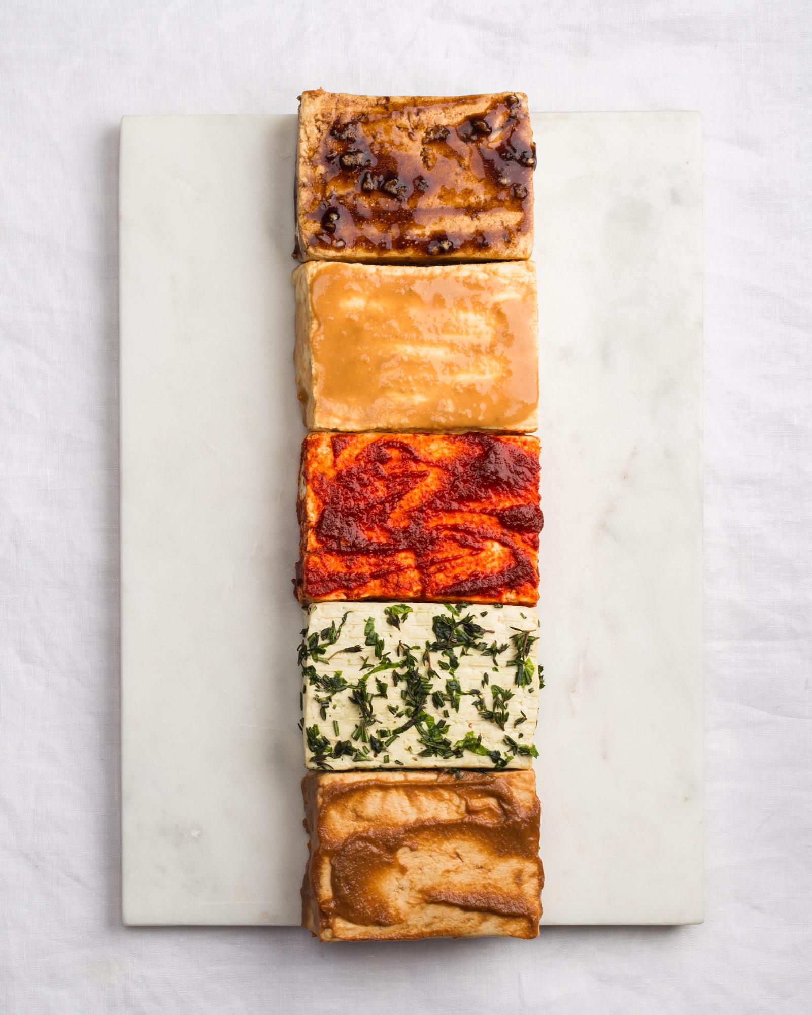 Tofu in balsamicomarinade