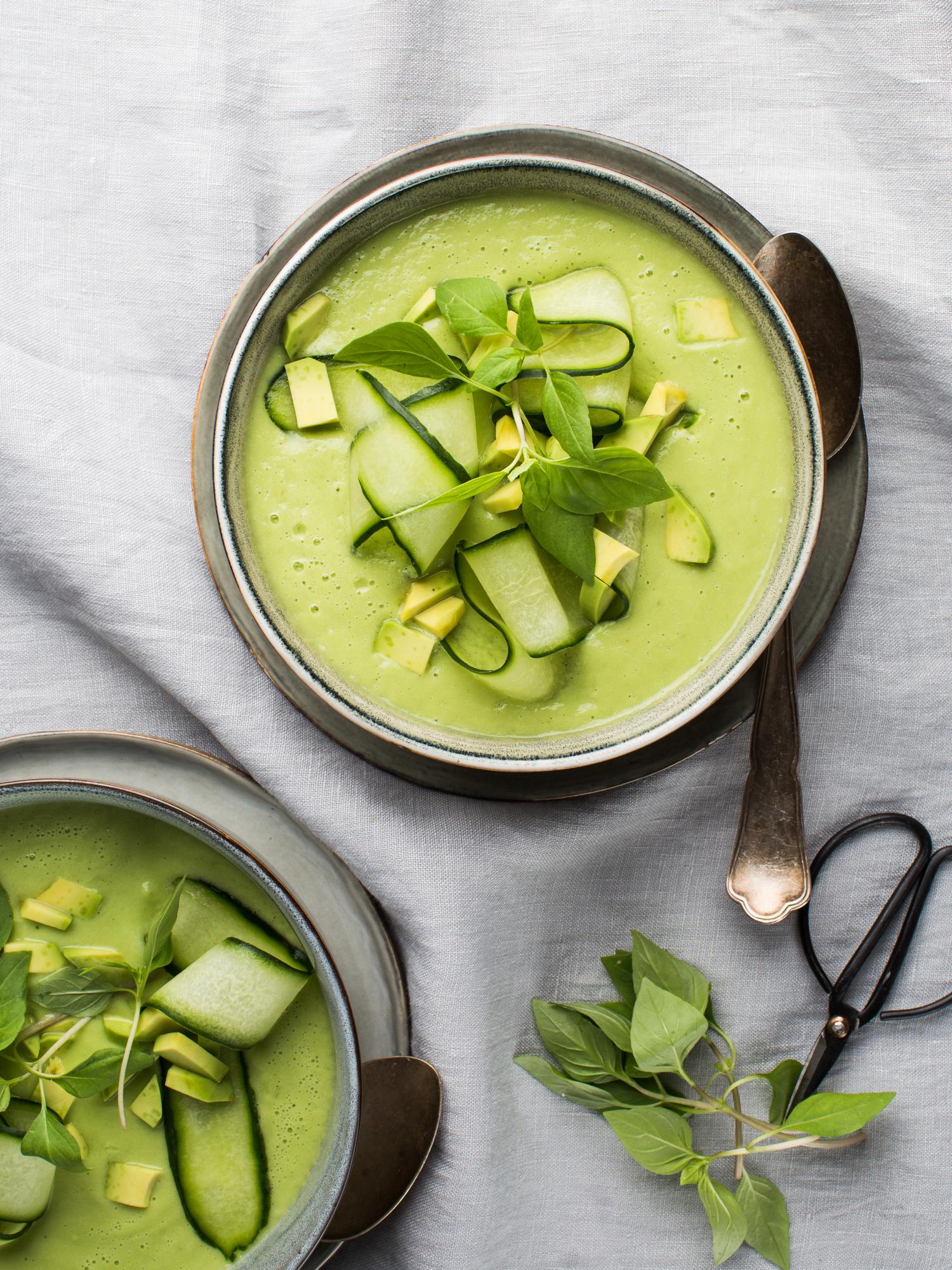 Komkommer gazpacho