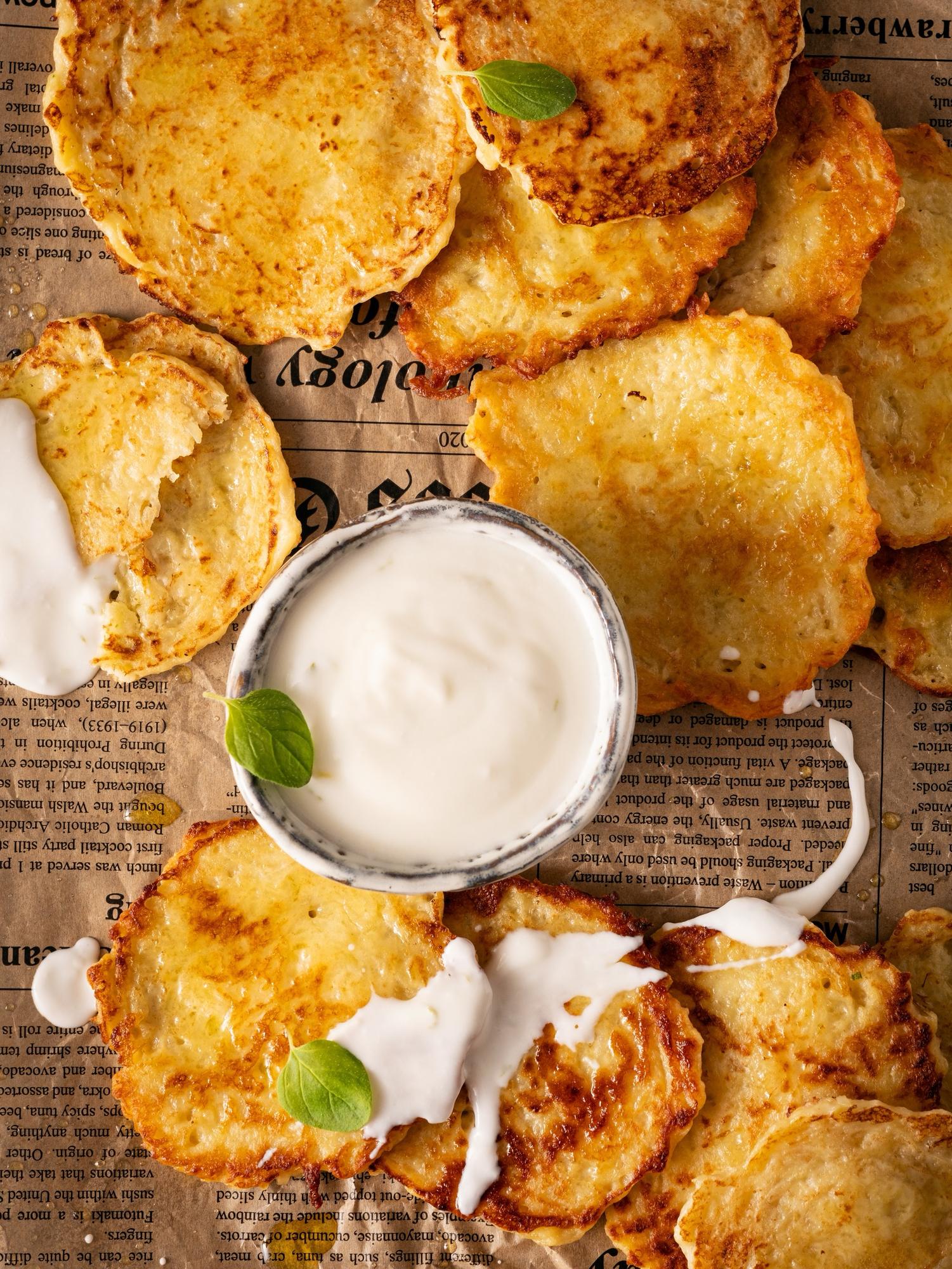 Oekraïense aardappelpannenkoekjes (deruny)