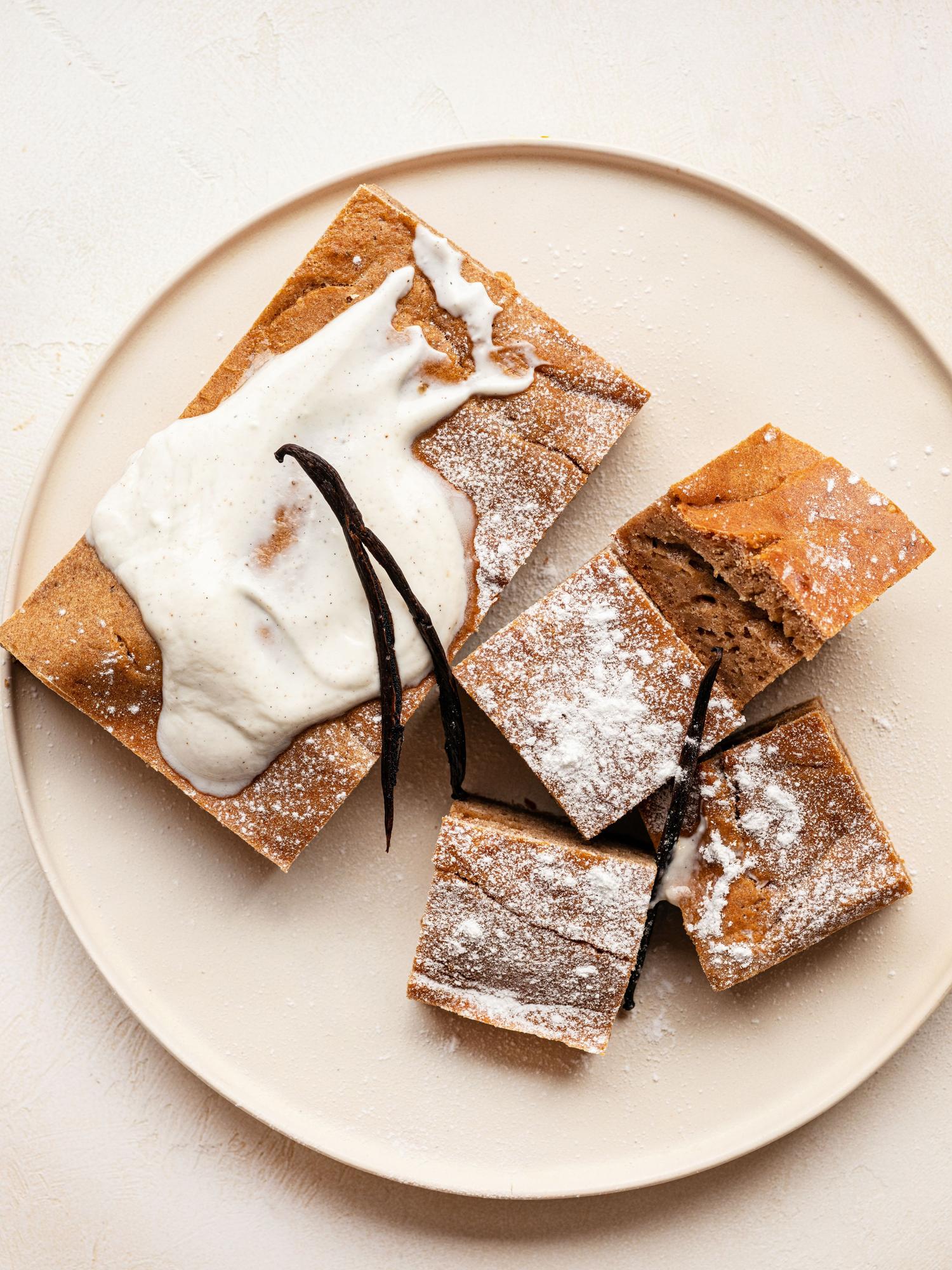 Vanilleplaatcake