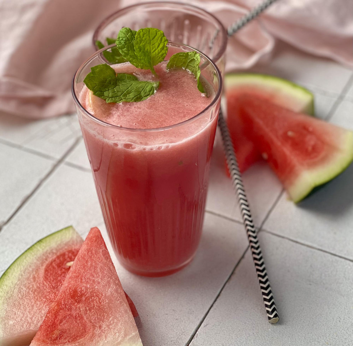 Smoothie van watermeloen