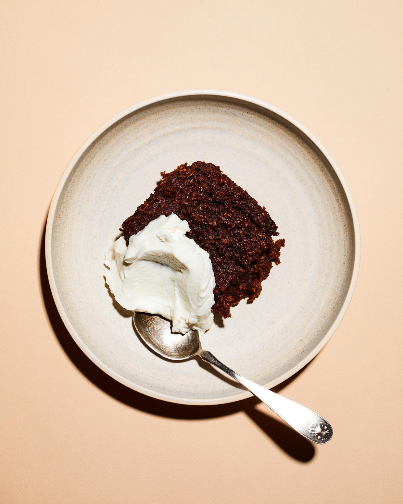 Gebakken chocoladepap