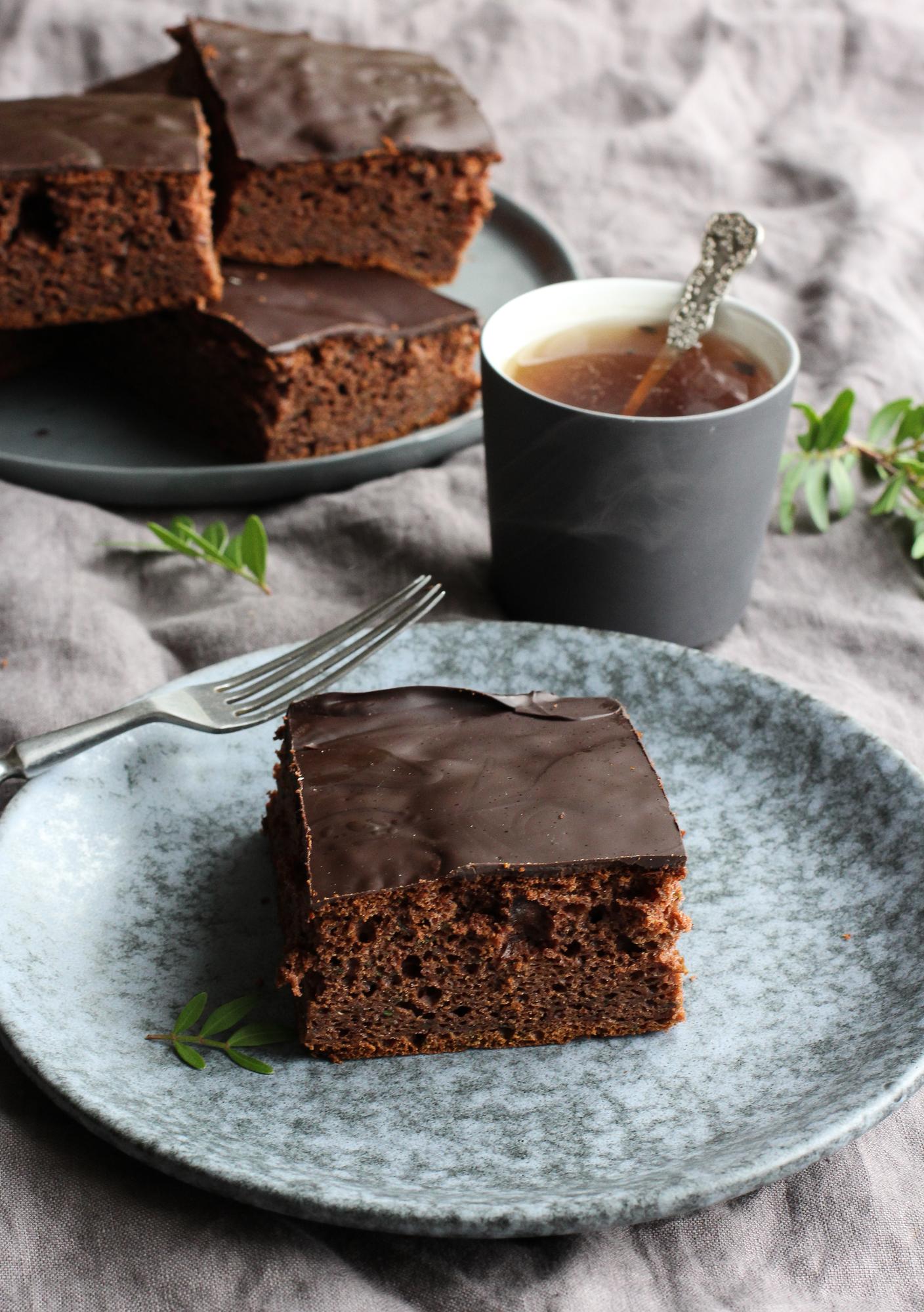Courgette-peperkoek