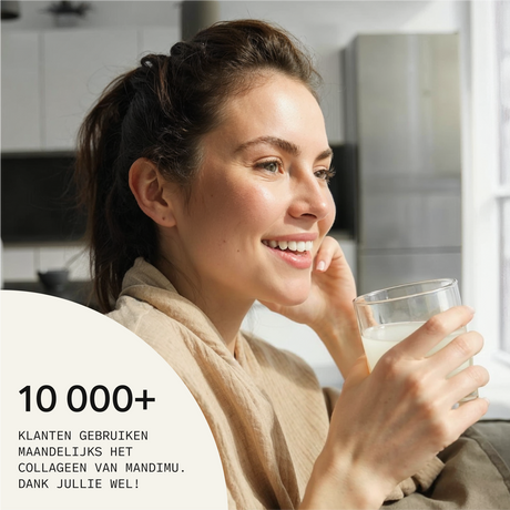 Gehydrolyseerd viscollageen met hyaluronzuur en vitamine C en E (mangosmaak)