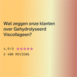 Gehydrolyseerd viscollageen met hyaluronzuur en vitamine C en E (mangosmaak)