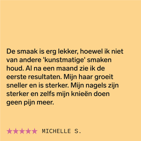 Gehydrolyseerd viscollageen met hyaluronzuur en vitamine C en E (mangosmaak)