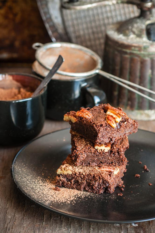 Brownies met pindakaas