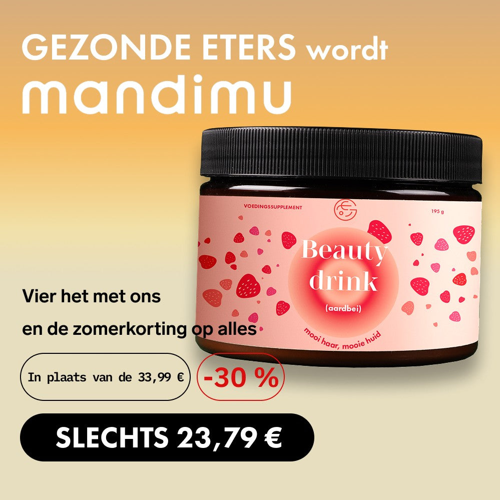 Premium collageen met hyaluronzuur, vit. C en 8 bestanddelen voor mooie haren, nagels en huid (aardbeiensmaak) 🍓
