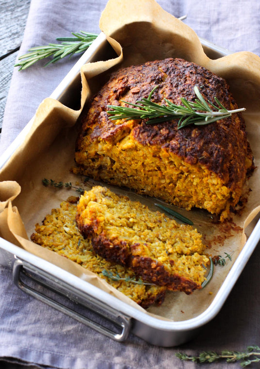 Gehaktbrood met pompoen