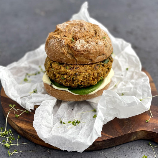 Burgers met quinoa en bonen