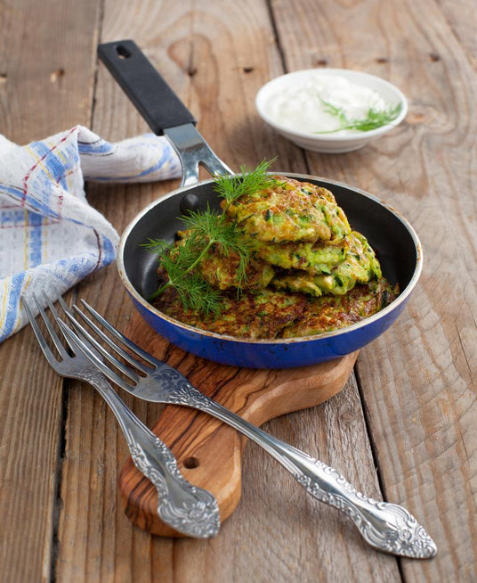 Snelle courgettepannenkoekjes